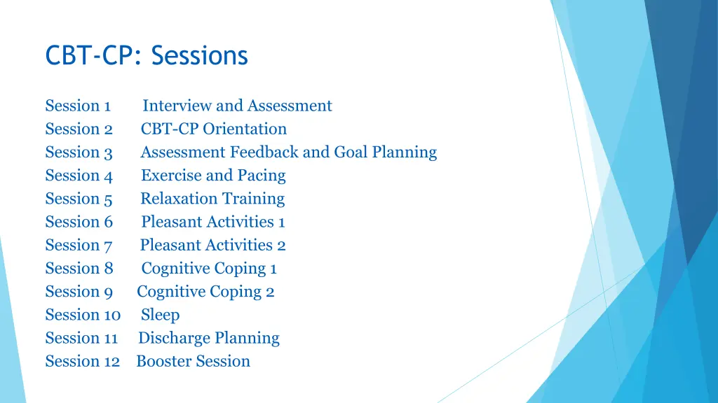 cbt cp sessions