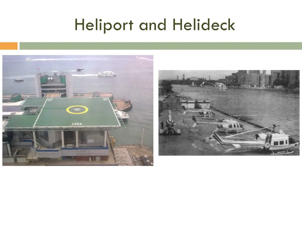 heliport and helideck