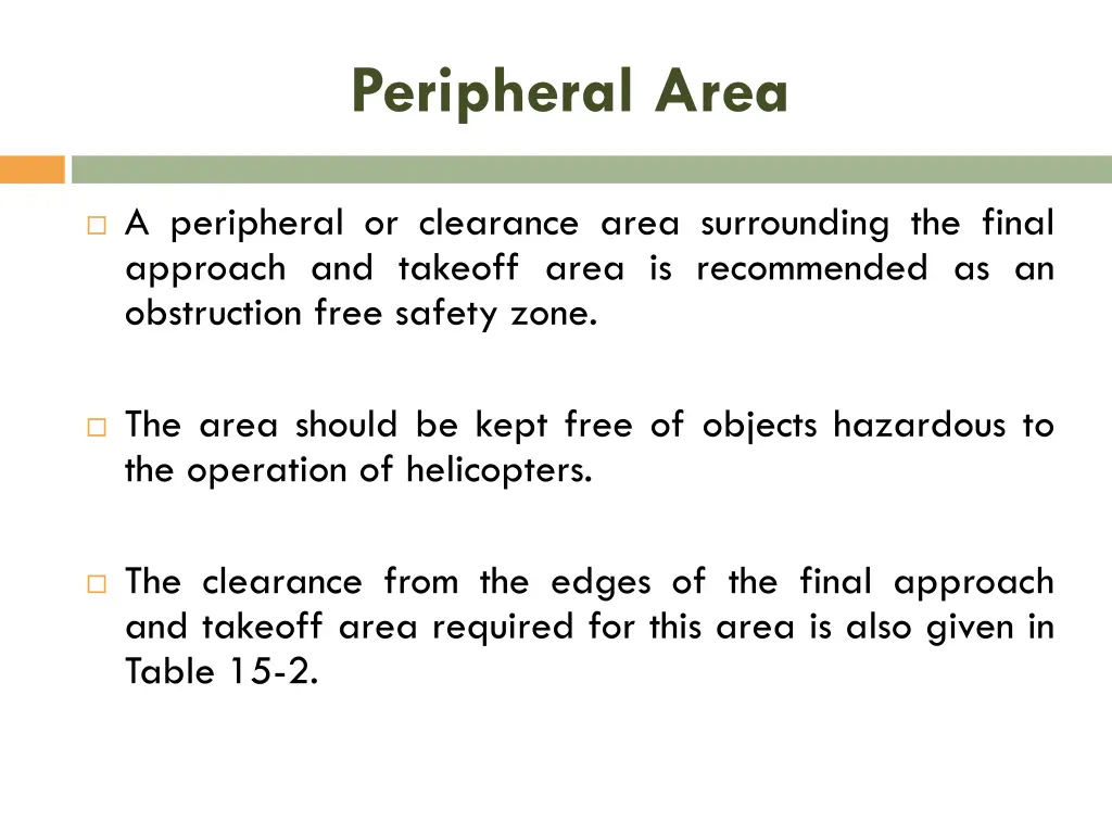 peripheral area