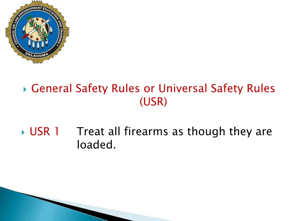 general safety rules or universal safety rules usr