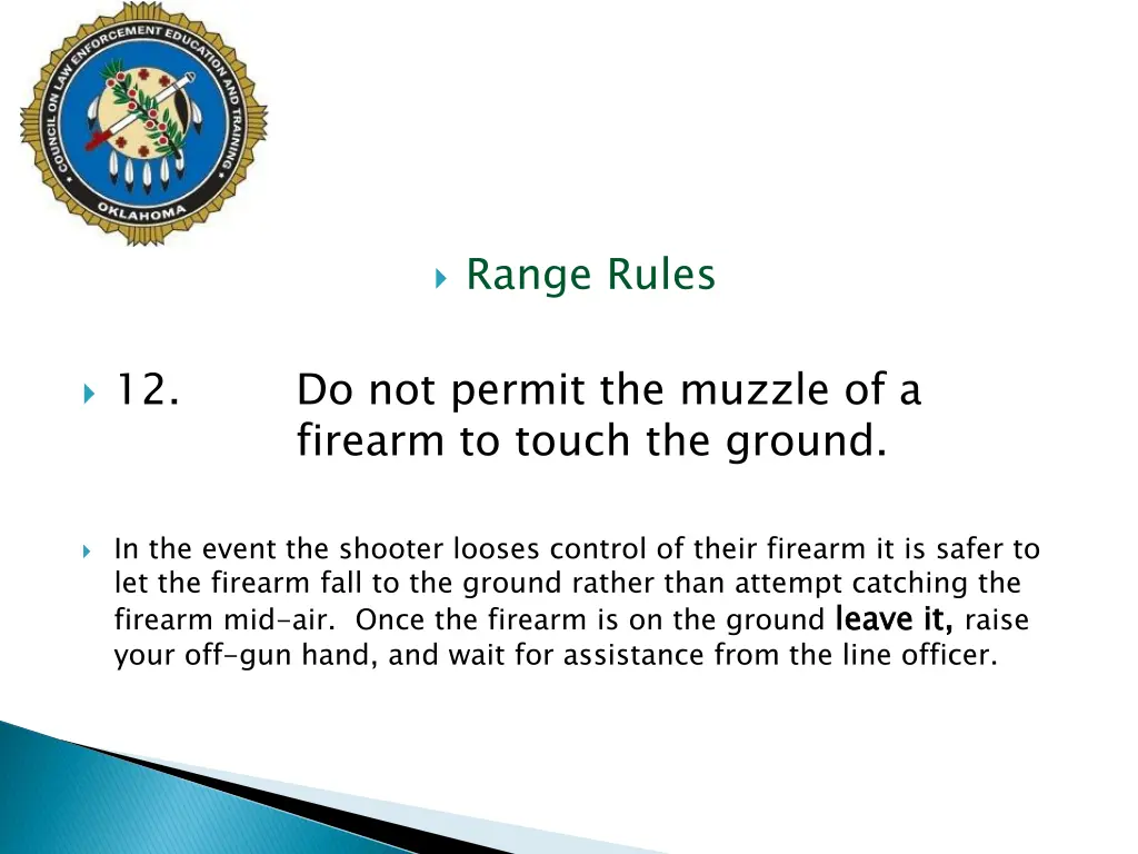 range rules 12