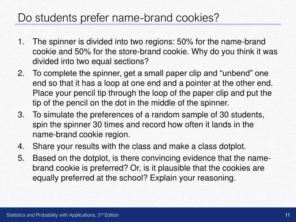 do students prefer name brand cookies