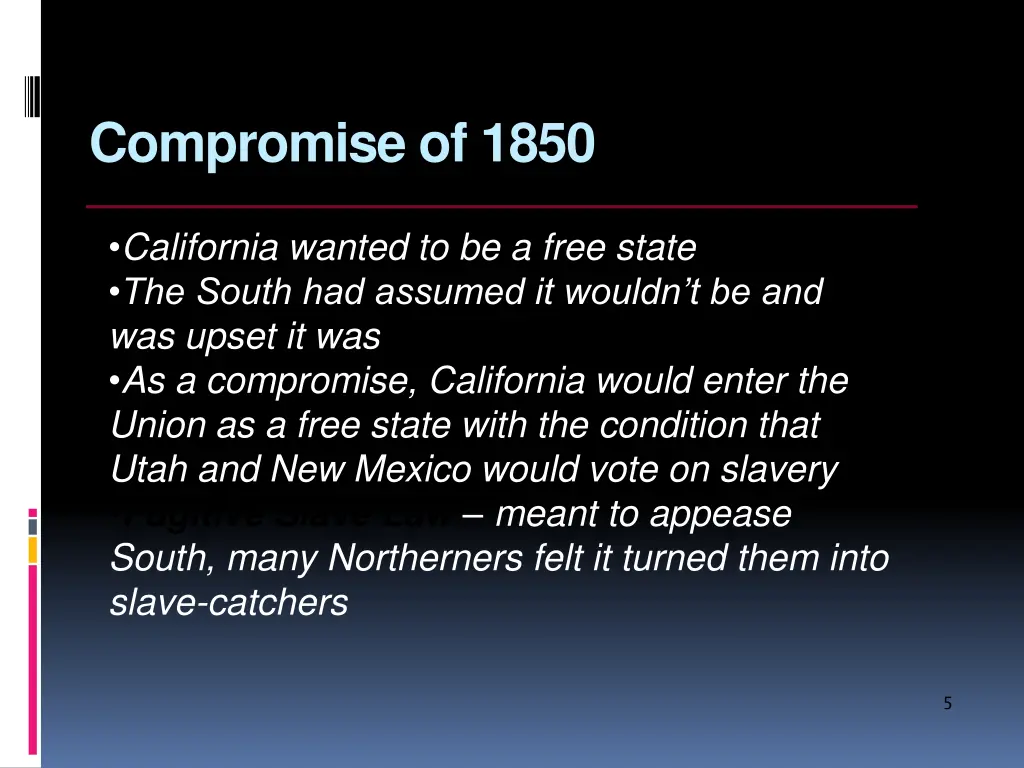 compromise of 1850