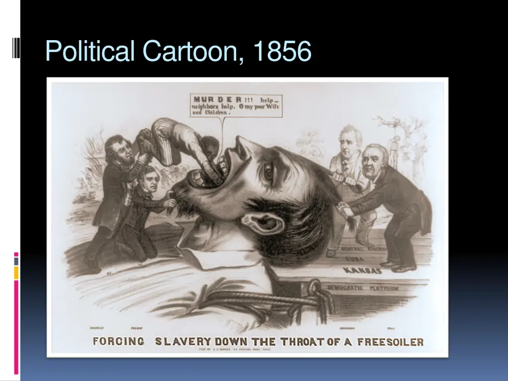 political cartoon 1856