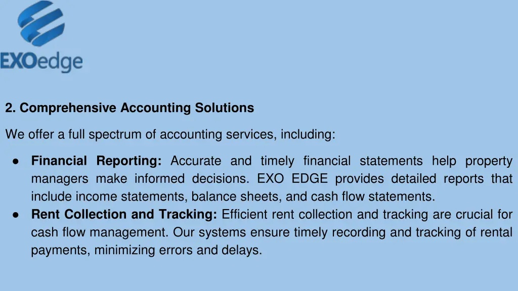 2 comprehensive accounting solutions