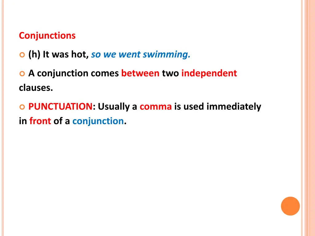 conjunctions