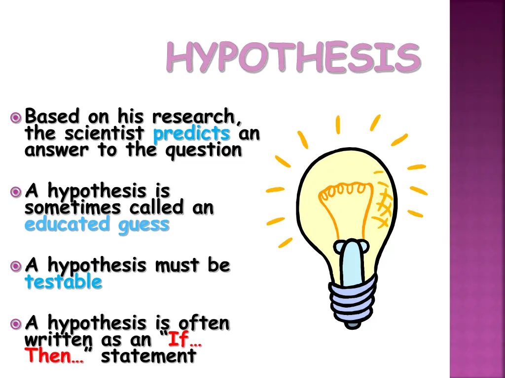 hypothesis