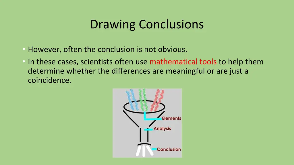 drawing conclusions 1