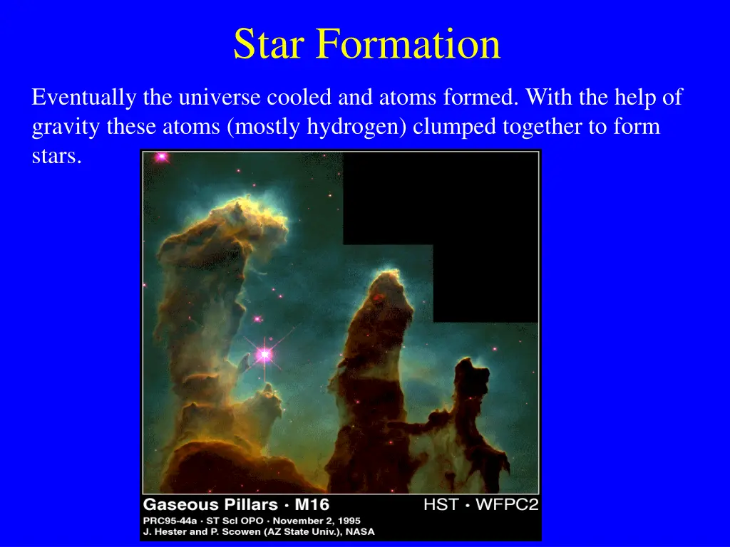 star formation