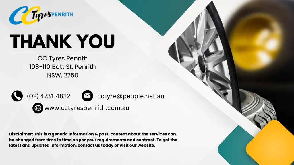 thank you cc tyres penrith 108 110 batt