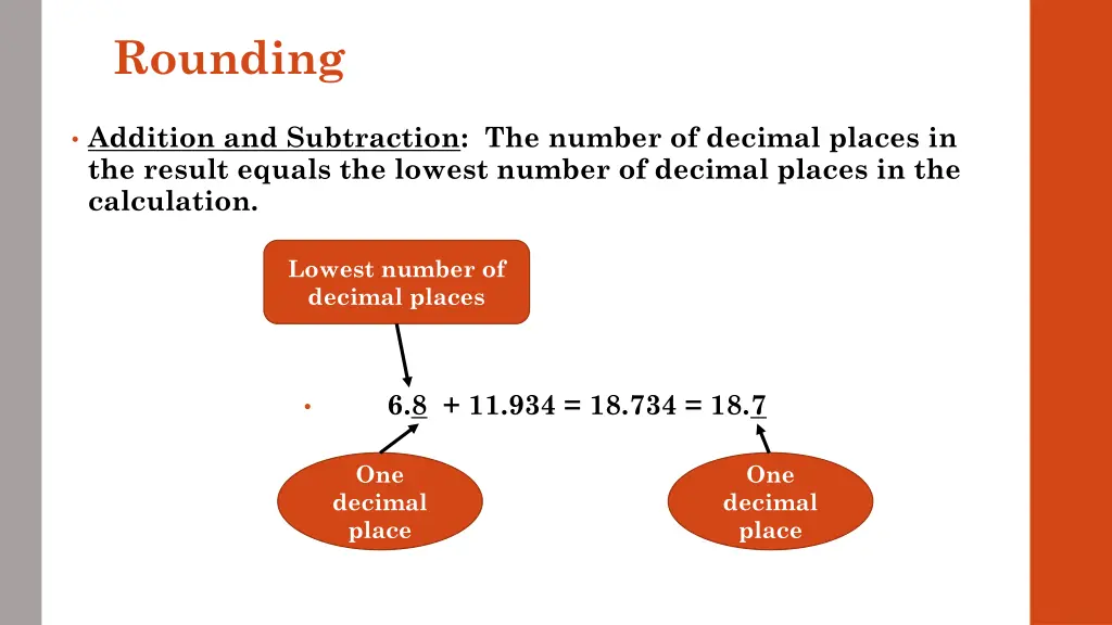 rounding