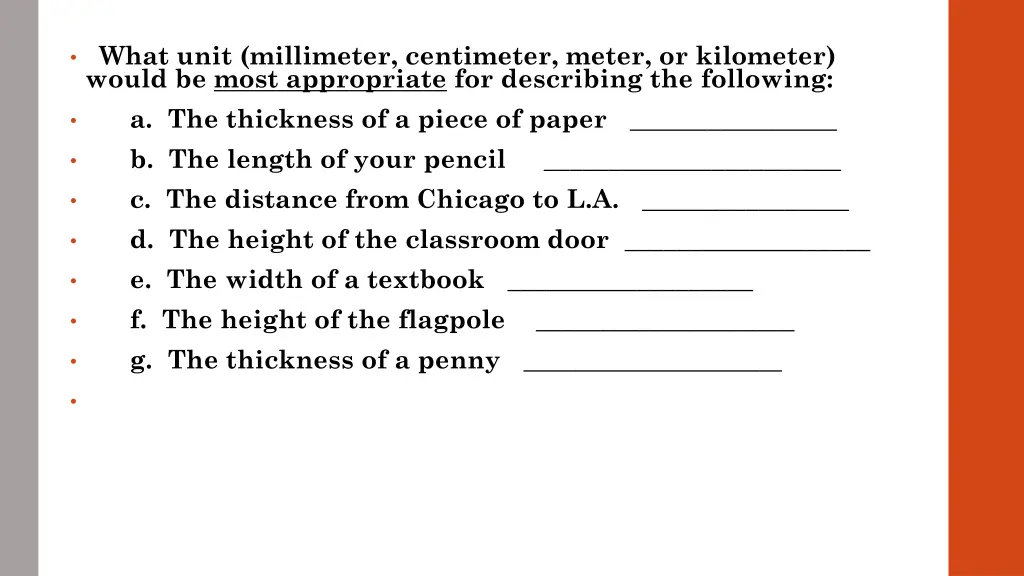 what unit millimeter centimeter meter