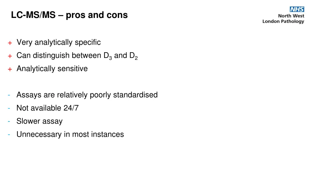 lc ms ms pros and cons