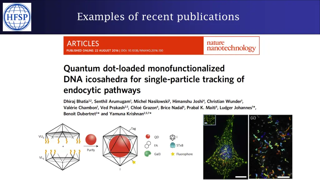 examples of recent publications