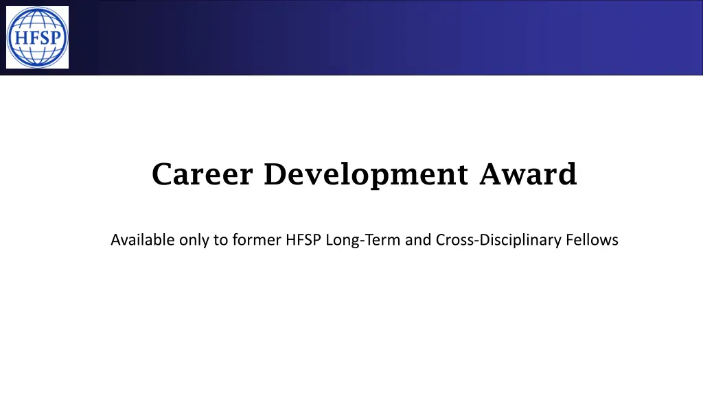 hfsp fellowships