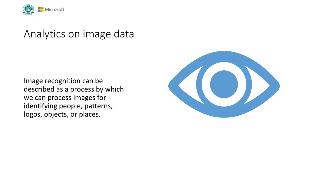 analytics on image data