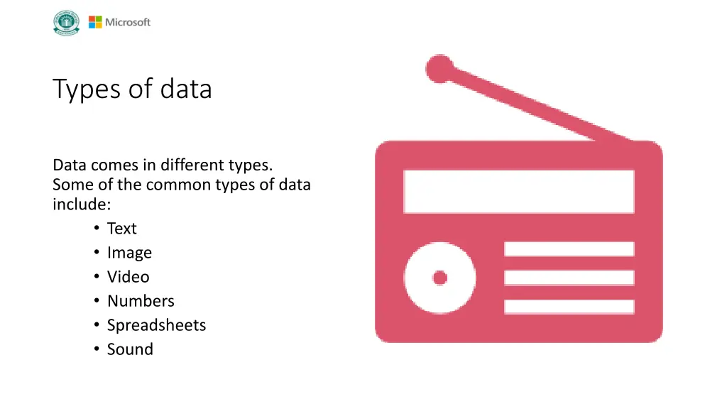 types of data