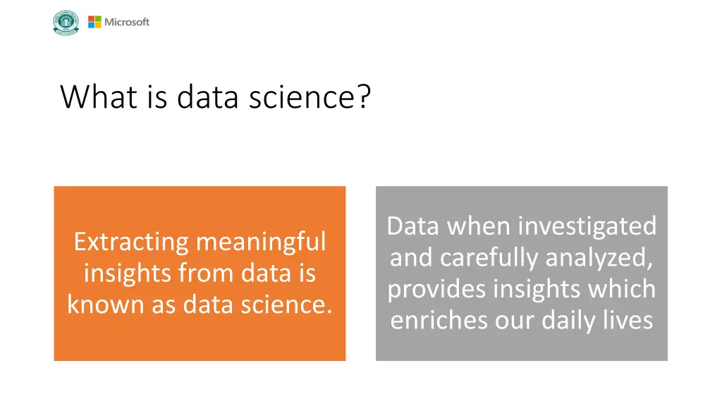 what is data science