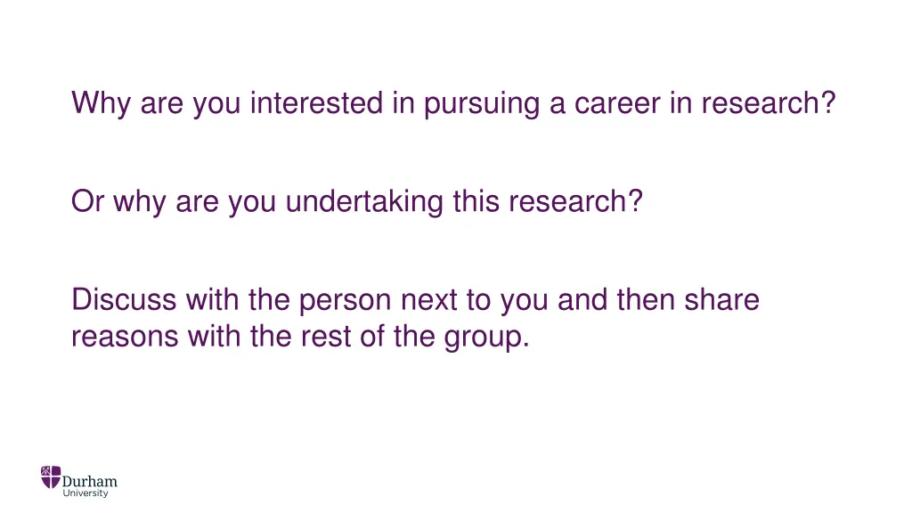 why are you interested in pursuing a career