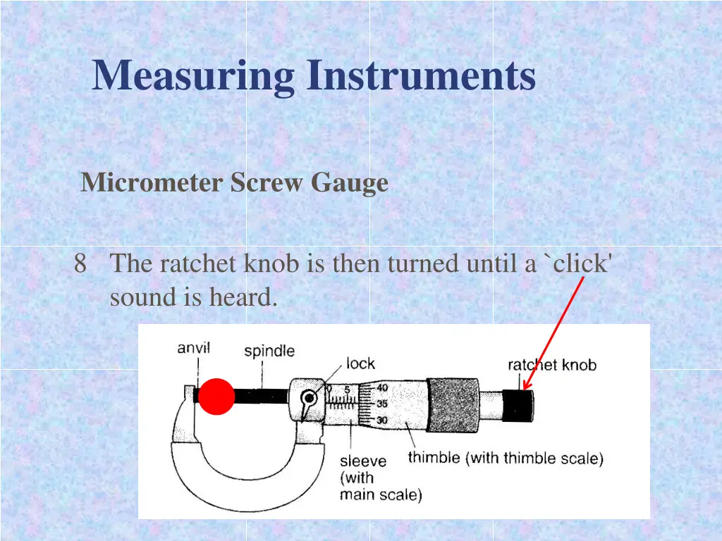 measuring instruments 19