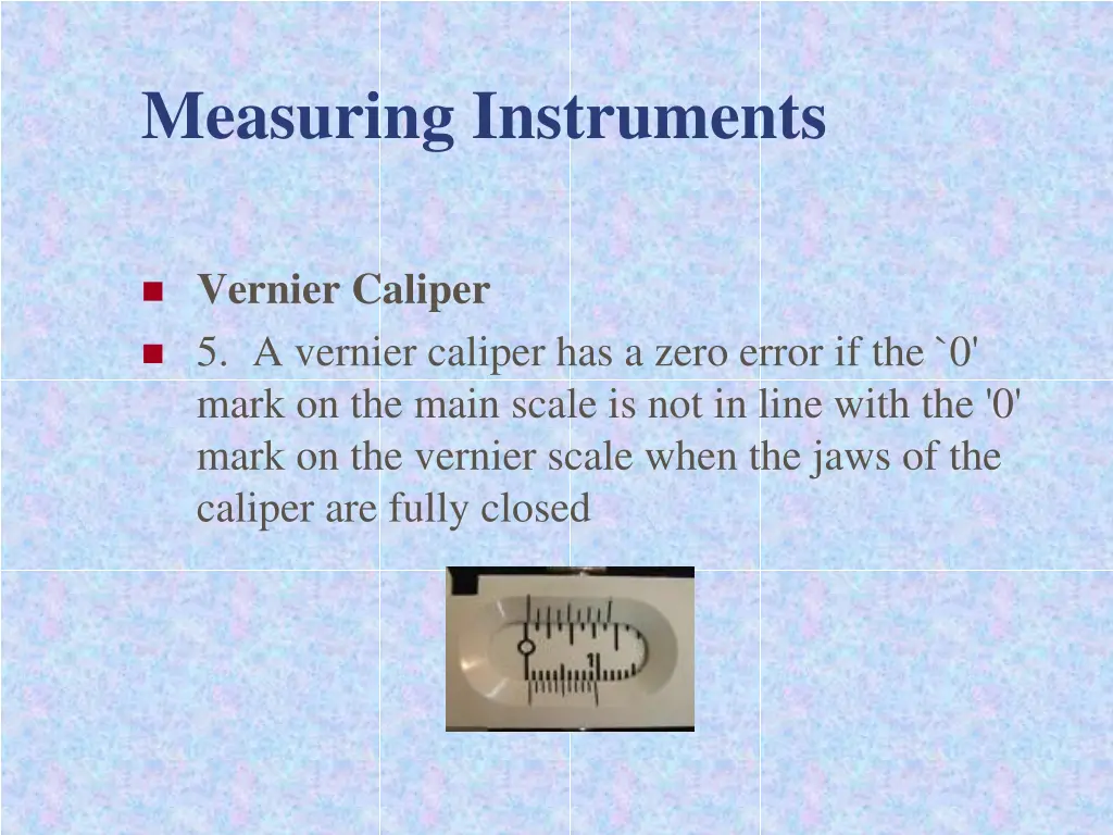 measuring instruments 8