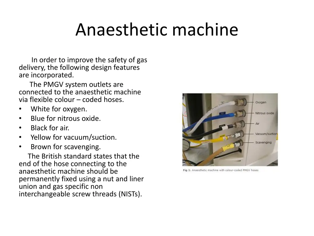 anaesthetic machine