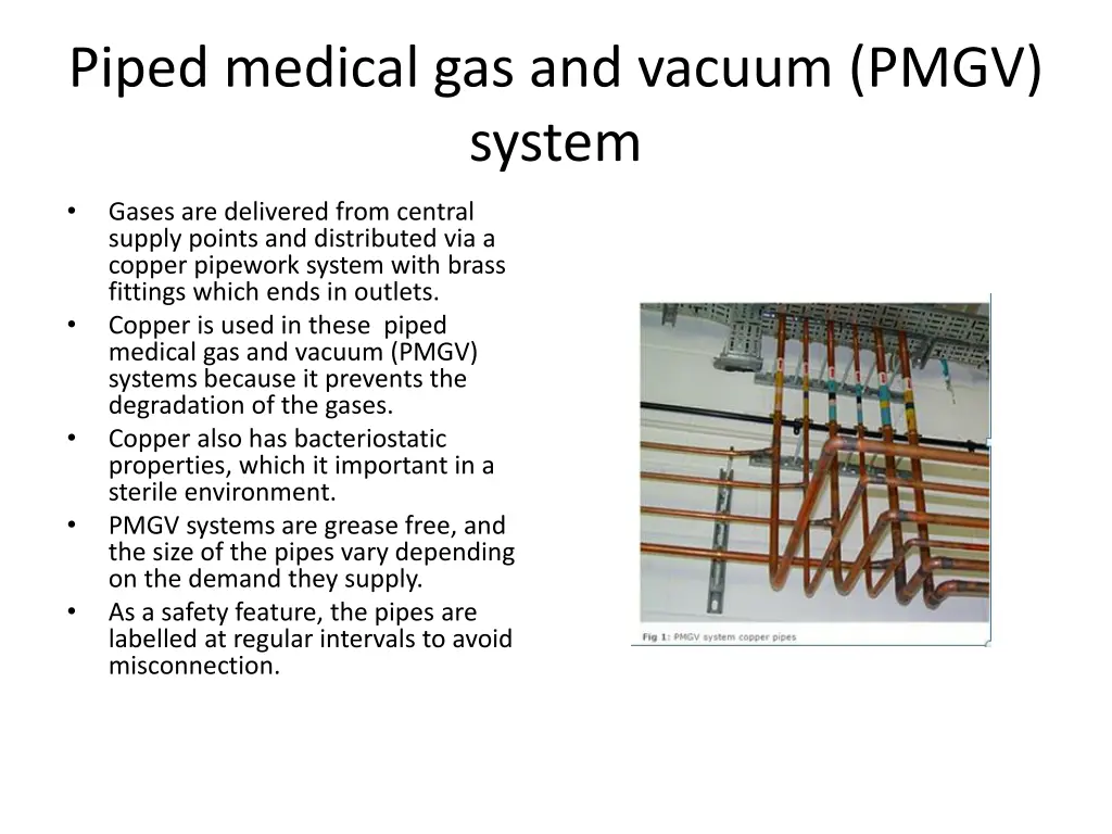 piped medical gas and vacuum pmgv system