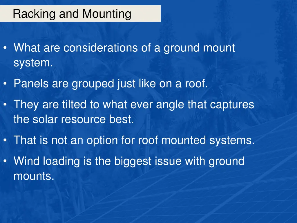 racking and mounting 25