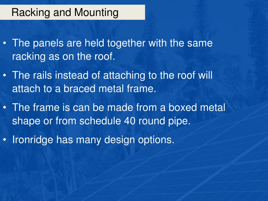 racking and mounting 26