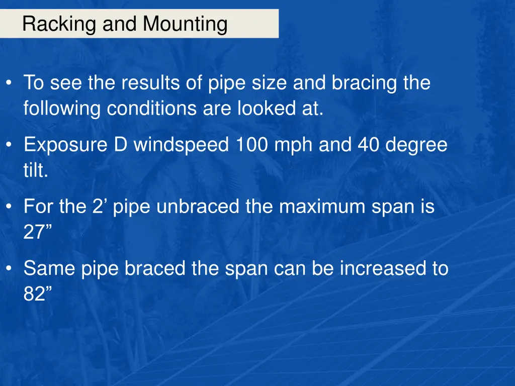 racking and mounting 42