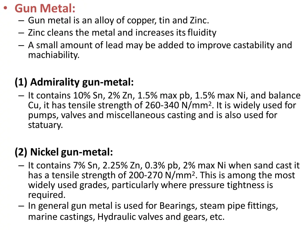 gunmetal gun metal is an alloy of copper