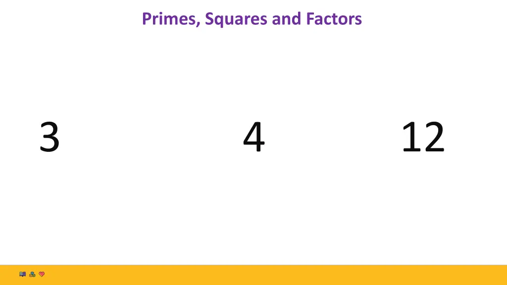 primes squares and factors