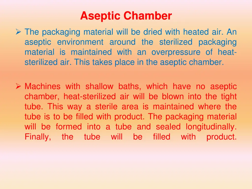 aseptic chamber