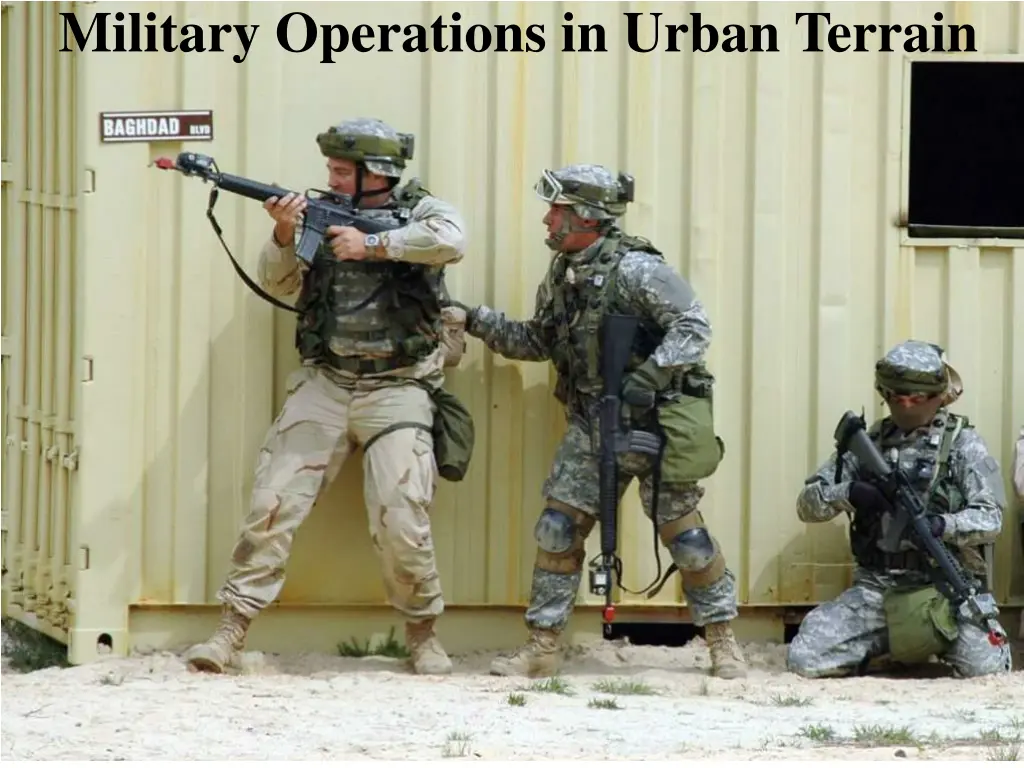 military operations in urban terrain