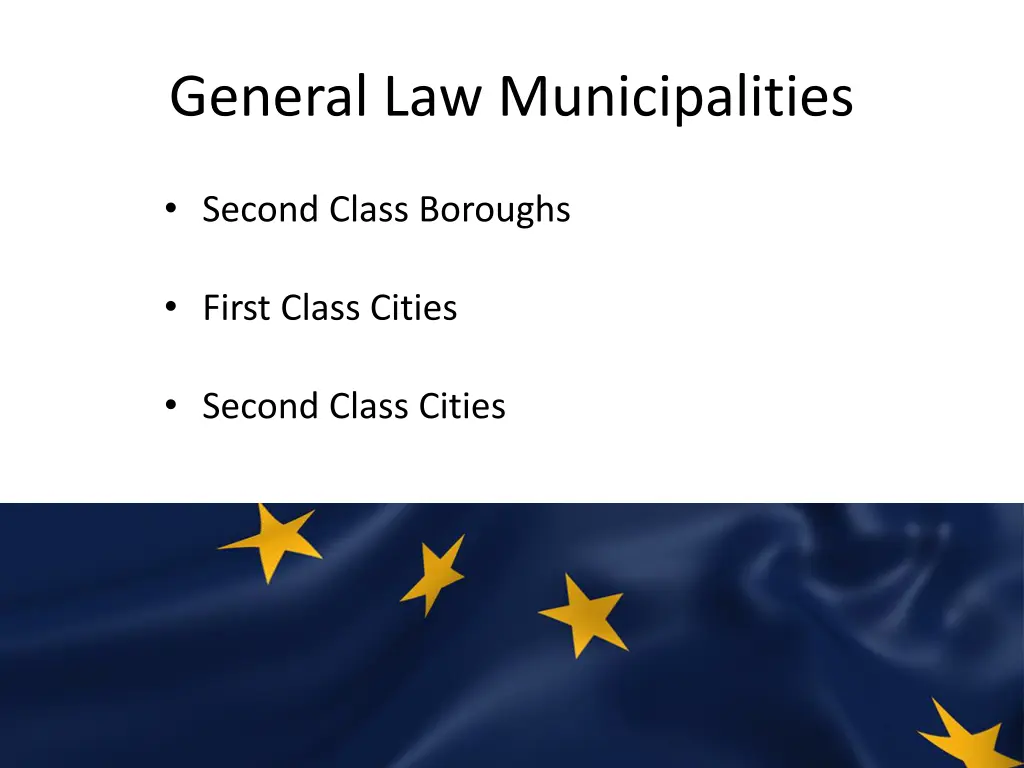 general law municipalities