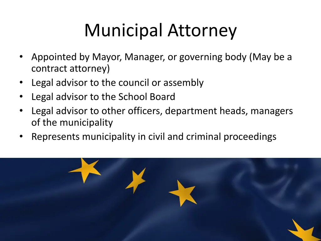 municipal attorney