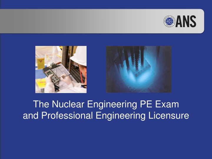 the nuclear engineering pe exam and professional