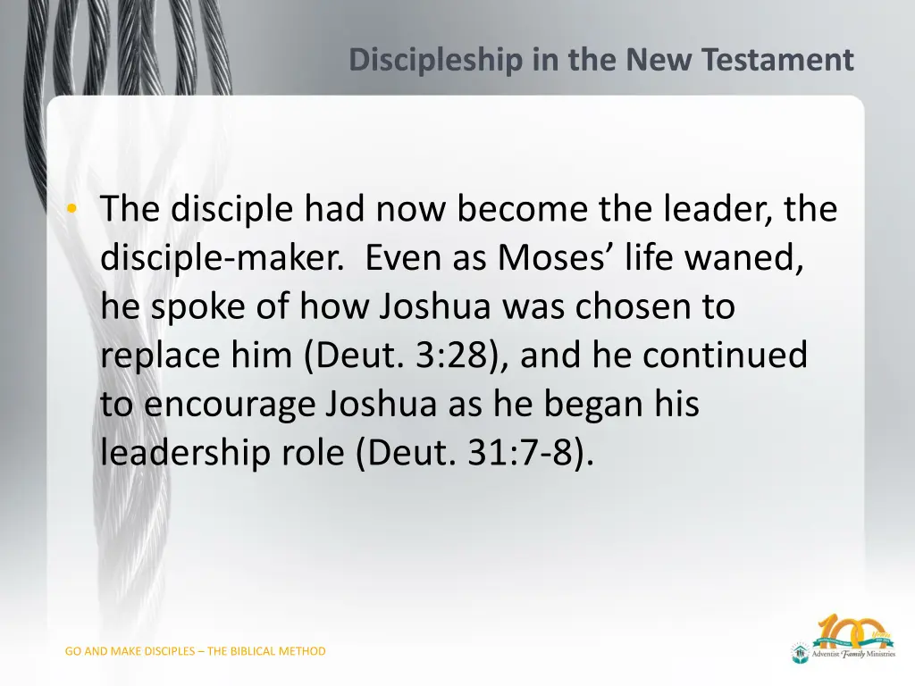 discipleship in the new testament 1