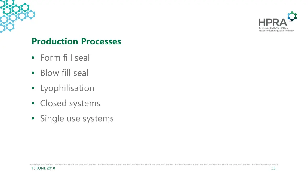 production processes form fill seal blow fill