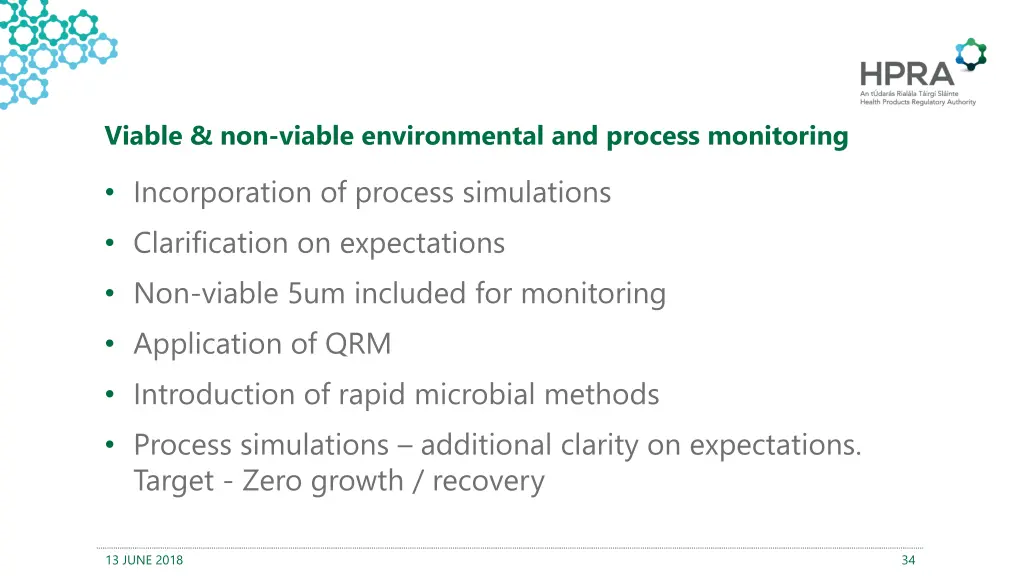 viable non viable environmental and process