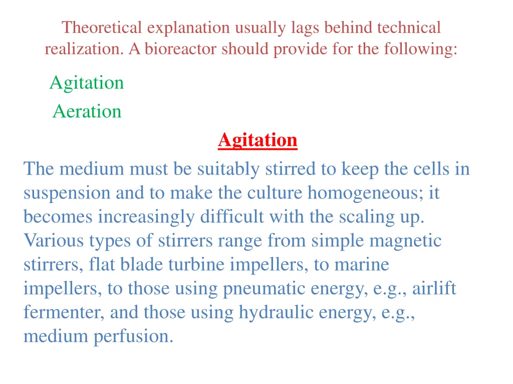 theoretical explanation usually lags behind