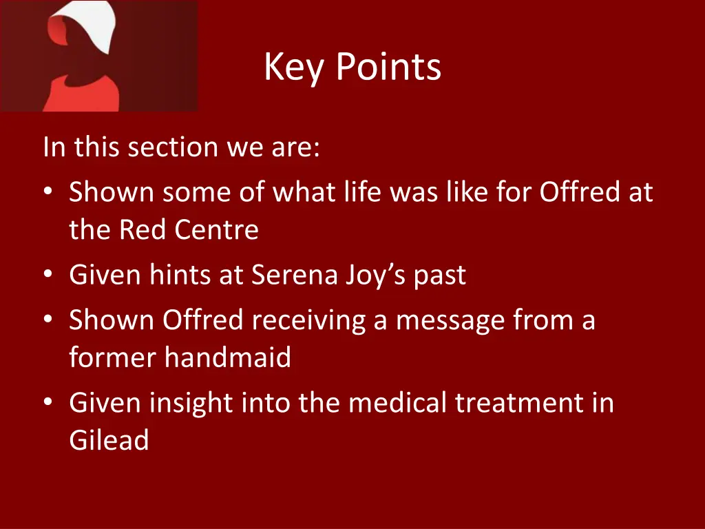 key points