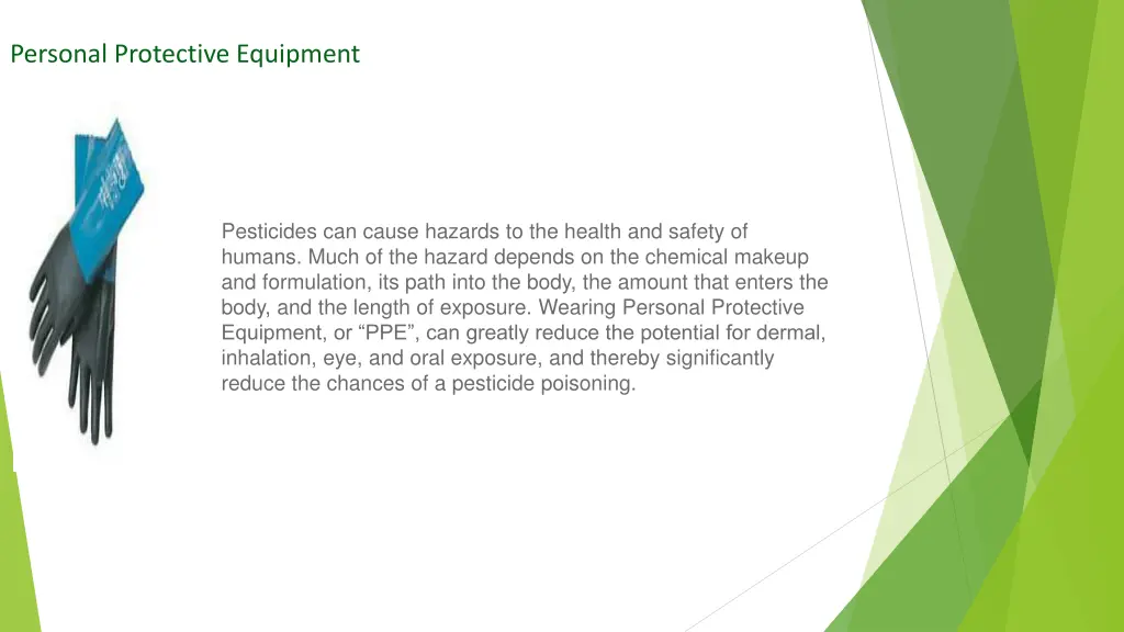 personal protective equipment