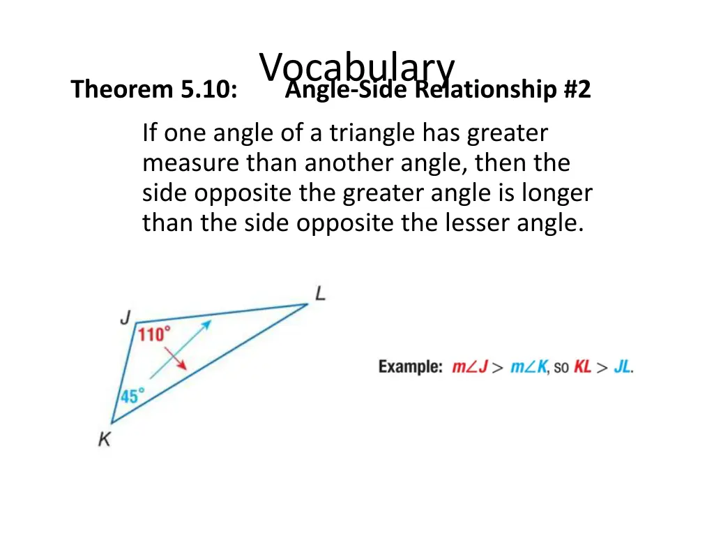 vocabulary angle side relationship 2