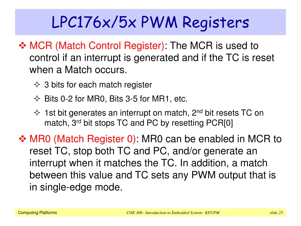 lpc176x 5x pwm registers 2