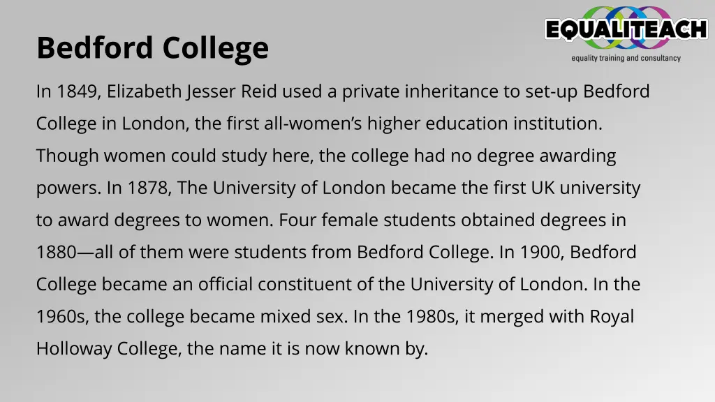 bedford college