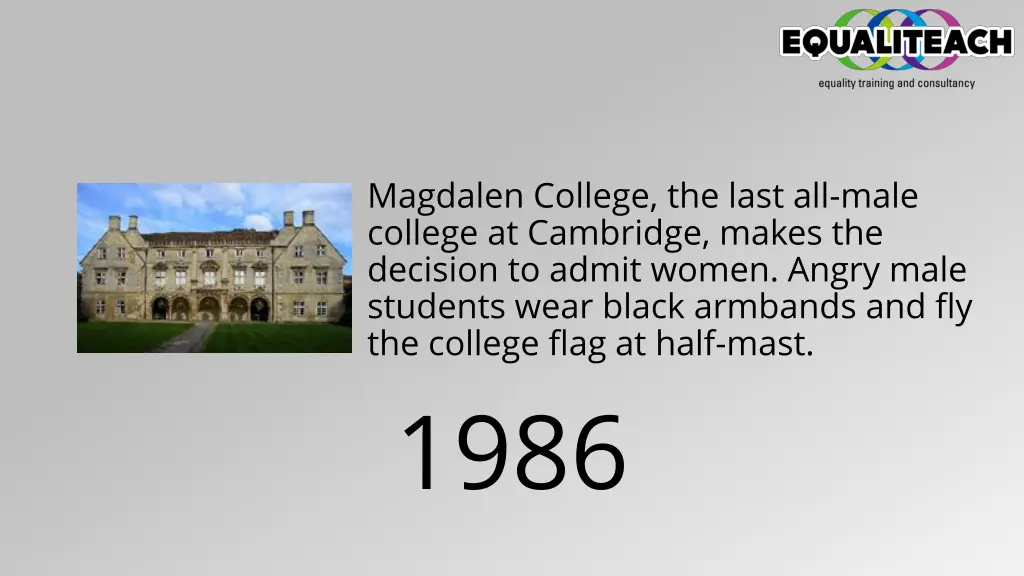 magdalen college the last all male college