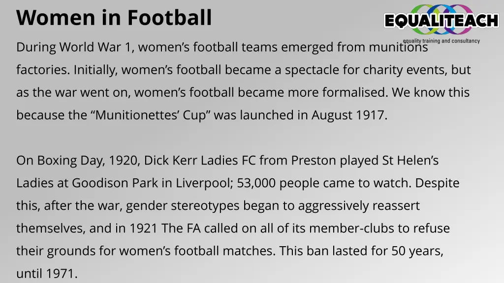 women in football