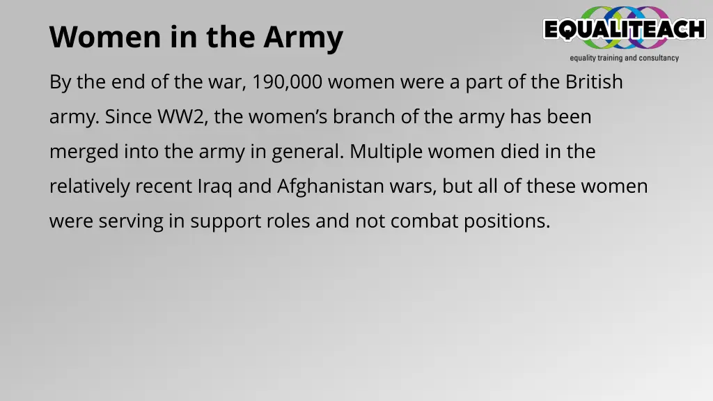 women in the army 1