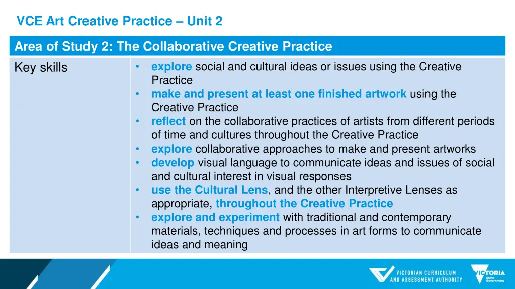 vce art creative practice unit 2 5